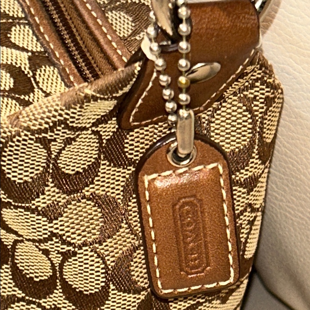 Coach Y2K Mini Signature C Jacquard Baguette Handbag - Picture 3 of 12